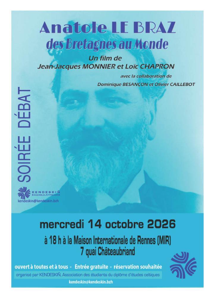 L'affiche créée par l'association organisatrice de la soirée