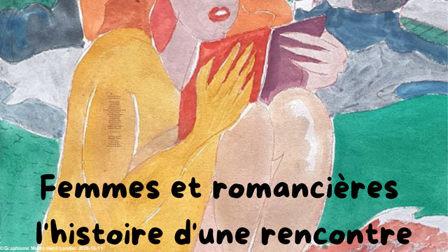 Affiche 2025 Les Romancières création Maître Henri Landier