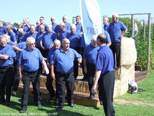 Sortie de scene dans l enthousiasme.