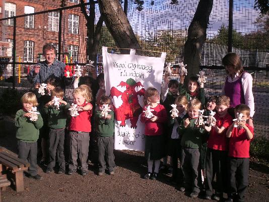 Les enfants de l\'école Galloise de Londres