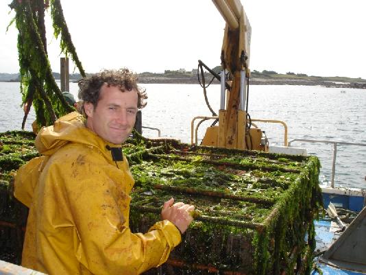 Sylvain Huchette - un pêcheur docteur en conchyliculture.