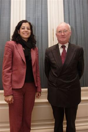 Mme Ayla Akat Ata et M. Edmond Hervé Maire de Rennes et Président de Rennes Métropole