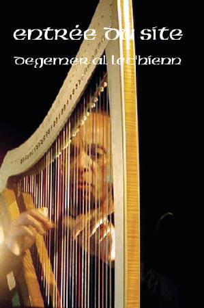 Alan Stivell. Concert du 28 avril 2007 à Brest pour les enfants hospitalisés (avec le bagad de Lann Bihoué). Photo Mireille.