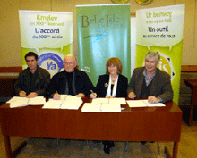 Belle-Isle-en-Terre Louargat et Trégrom signent la charte Ya d\'ar brezhoneg