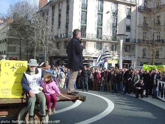 François de Rugy candidat Verts aux municipales à Orvault. François de Rugy candidat Verts aux municipales à Orvault.