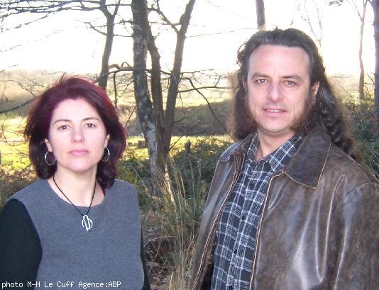 Laurence Monnier suppléante  et Jean-Loup Le Cuff  candidat.