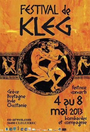 L\'affiche du festival Kleg 2013