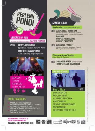 Affiche du 60ème anniversaire de Kerlenn Pondi