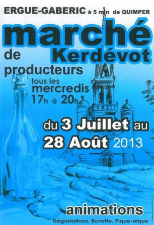 Affiche Marché des Producteurs de Kerdévot