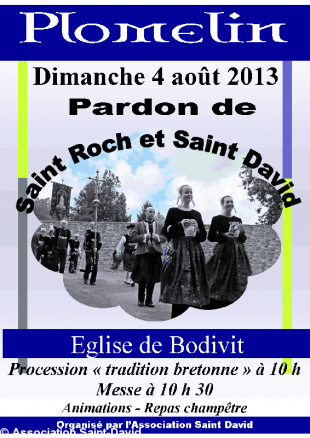 Affiche du pardon de Bodivit.