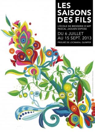 Affiche de l\'exposition Pascal Jaouen à Kemper.