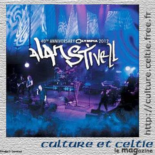 Jaquette du DVD+CD d'Alan STIVELL à l'Olympia  40ème anniversaire