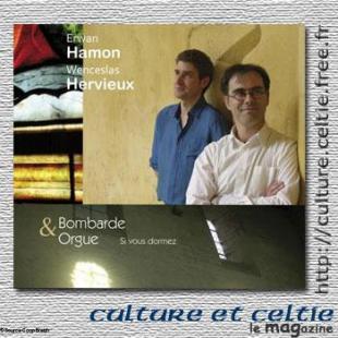 Jaquette du CD d'Erwan HAMON et Wenceslas HERVIEUX "Si vous dormez"