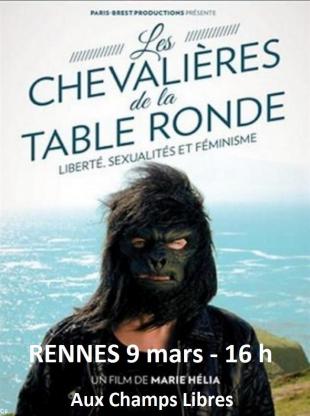Affiche du film <i>Les Chevalières de la Table Ronde</i>.