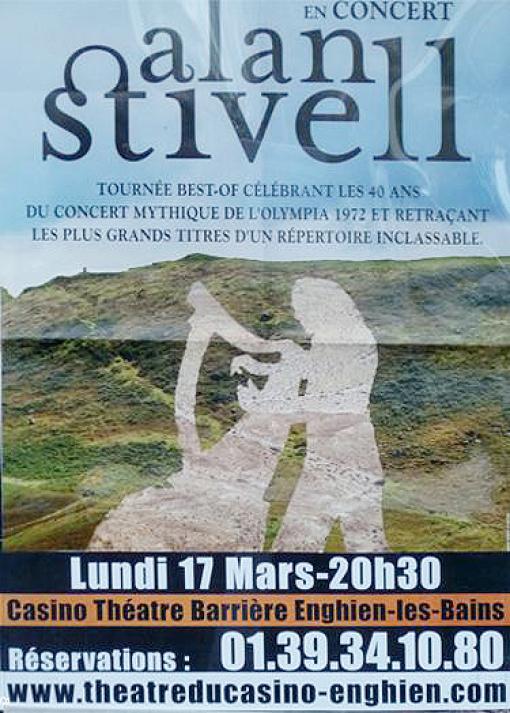 Affiche du concert d'Alan STIVELL 2014
