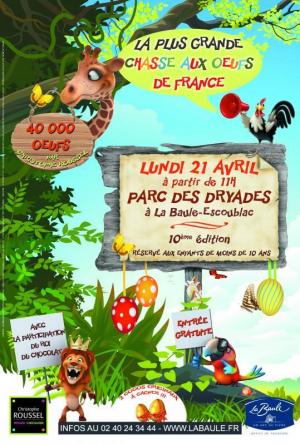 La Baule accueille la plus grande chasse aux oeufs de France
