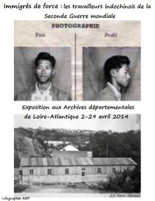 Affiche ABP pour l'exposition <i>Immigrés de force</i>.