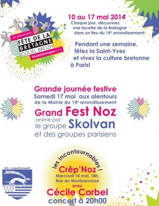 La Saint-Yves 2014 à Paris XIVe avec la Mission bretonne.