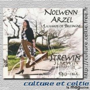 Jaquette CD de Nolwenn ARZEL "Strewiñ - La harpe de Bretagne
