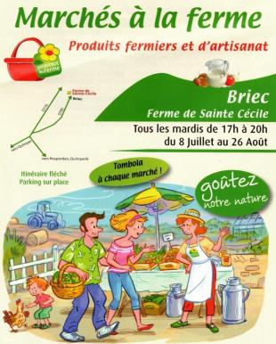 Affiche Marché à la ferme
