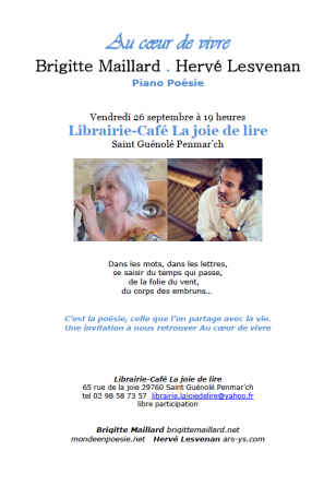 Affiche concert Brigitte Maillard