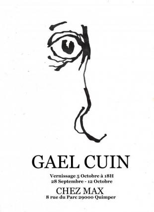 Affiche exposition Gaël Cuin
