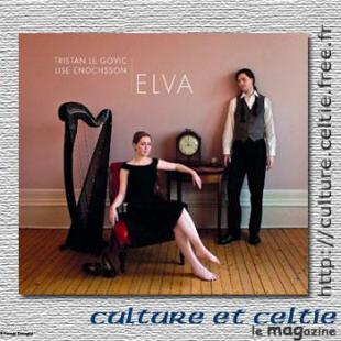 Jaquette du CD de Tristan LE GOVIC et Lise ENOCHSSON "Elva"