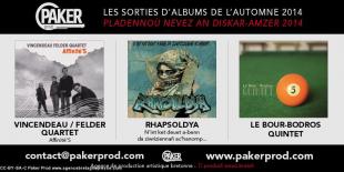 Nouveautés 2014 de Paker Prod