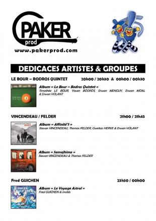 Les artistes Paker Prod en dédicace à Yaouank