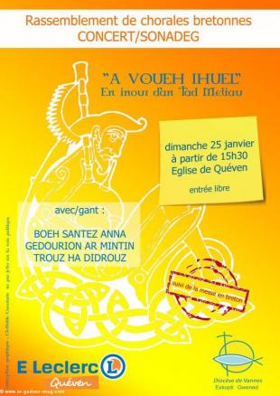 rassemblement de chorales bretonnes
