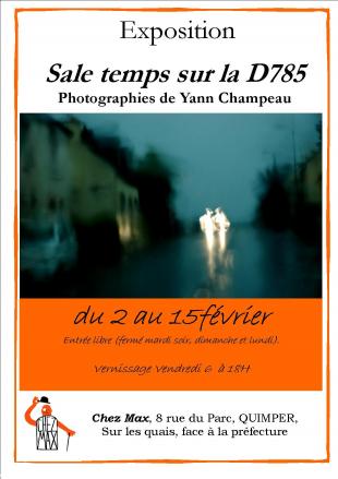 Exposition "Sale temps sur la D785"