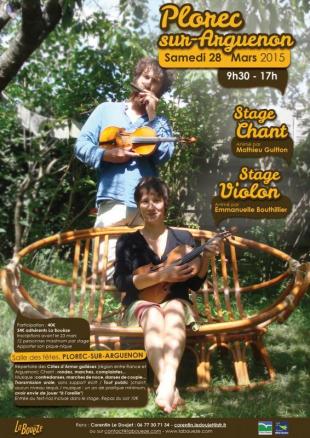Stage violon et chant à Plorec