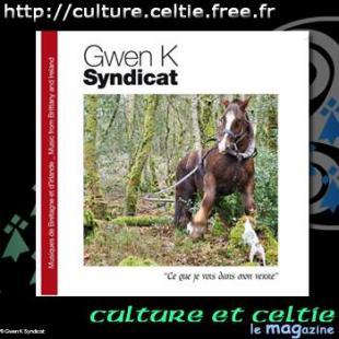 Jaquette du CD GWEN K SYNDICAT "Ce que je vois dans mon verre"