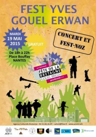 affiche de la fête de la Bretagne 2015 en Loiere-Atlantique