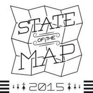 Logo de la conférence 2015 des cartographes amateurs organisée par OpenStreetMap France, à Brest, fin mai