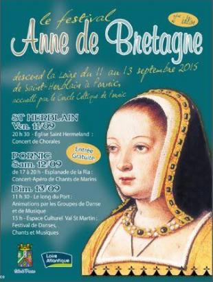 Affiche du Festival Anne de Bretagne 2015.
