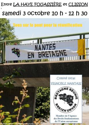 Affiche pour Tous sur le pont pour la réunification !