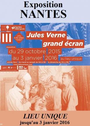 Affiche pour ABP de l'exposition Jules Verne grand écran à Nantes.