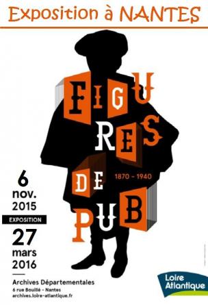 Affiche de l'exposition Figures de pub.