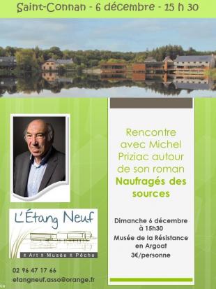 Rencontre avec Michel Priziac autour de son roman "Naufragés des sources".