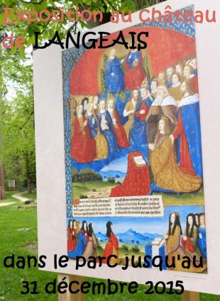 Affiche pour ABP de l'exposition du parc du château de Langeais.