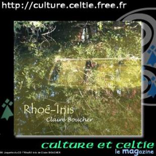 Jaquette du CD de Claire BOUCHER "Rhoé Inis"