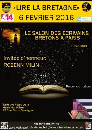 Salon lire la Bretagne - Ecrivains bretons à Paris