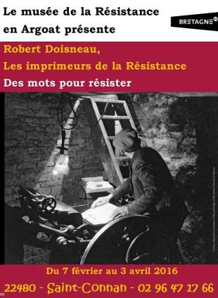 Affiche de l'exposition Doisneau à Saint-Connan( 22).