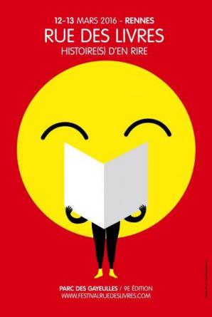 Affiche du festival Rue des Livres 2016