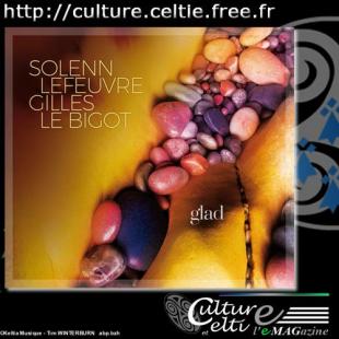 Jaquette du CD de Solenn LEFEUVRE et Gilles LE BIGOT "Glad"