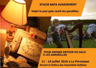 Stage BAFA approfondissement Vivre le pays gallo avec les enfants