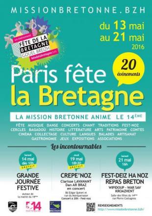 Fête de la Bretagne Paris 14 2016