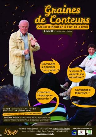 Atelier Graines de Conteurs - Ferme des Gallets, Rennes - Printemps 2016