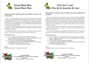Programme de Kala-Mae, 1er mai, par Bemdez